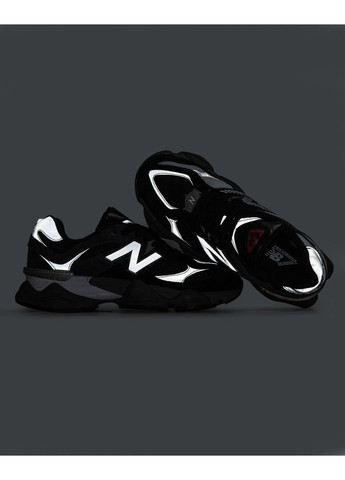 Черные демисезонные кроссовки мужские new balance 9060 black white нью беланс 9060 No Brand