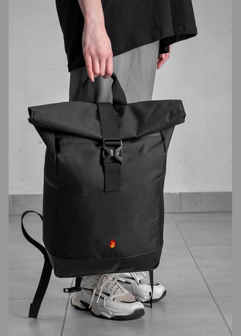 Женский Повседневный Рюкзак Роллтоп Школьный С Принтом Fire Without (346475685)