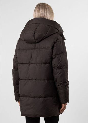 Темно-коричневий зимній Пуховик Snow Owl