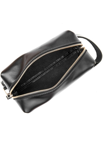 Кожаная мужская косметичка черная 11415 Grande Pelle (362418311)