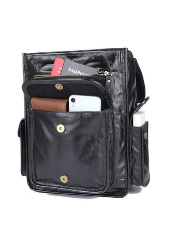 Рюкзак 14967 шкіряний Чорний Vintage (328449885)