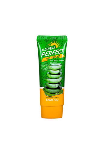 Солнцезащитный крем для лица Aloe Vera Perfect Sun Cream SPF50+ PA+++ 70 мл FarmStay (367990278)