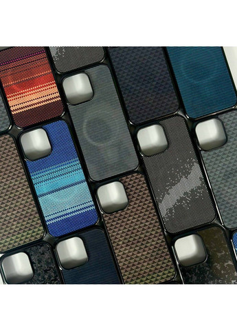 Чехол Gloss Elite Carbonique Magnetic для iPhone 16 Line Grey No Brand (382771381)