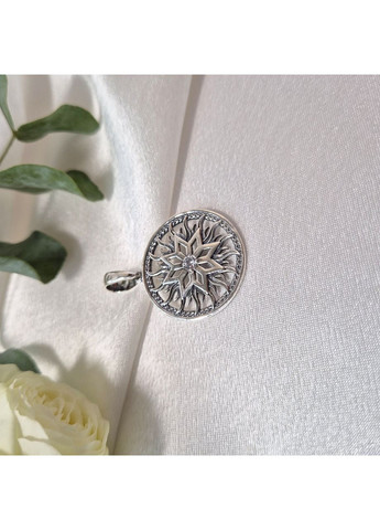 Серебряная подвеска кулон оберег амулет Алатырь Черненное серебро 925 пробы 89072ч 4.60г Nobrand (370677252)