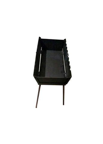 Мангал-чемодан s=2мм на 12 шампуров с коваными элементами ХАРКІВ (359433775)