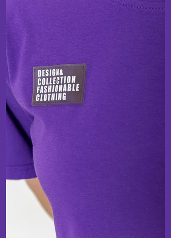 Костюм жіночий повсякденний футболка+шорти, колір фіолетовий, Ager (266815671)