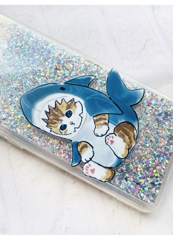 Чехол с плавающими блестками на Samsung Galaxy M30s/M21 Котёнок (принт 120) CASE CONTROL (360697549)