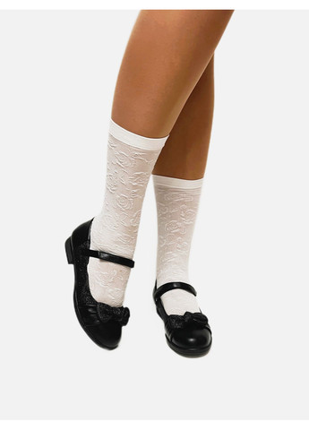 Туфлі для дівчинки Yalike ошатні на липучці шкільні на підборах (355336382)