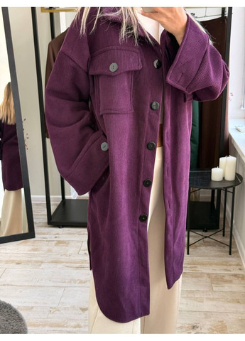 Темно-фиолетовый демисезонный кардиган MonCher