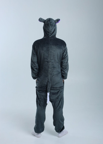 Мужское кигуруми кот Люцифер с капюшоном и хвостиком My Kigu (365703314)