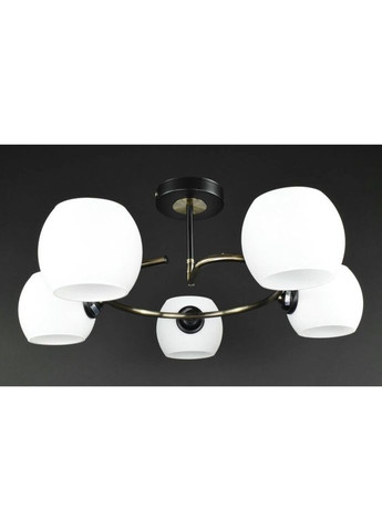 Стельова люстра на 5 лампочок 27423 Бронза 26х62х62 см. Sunnysky (324396527)