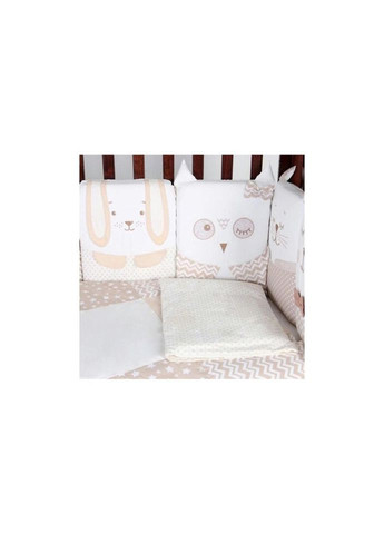 Детский постельный набор Smiling animals beige new (216.06.110*90) Верес (280801105)