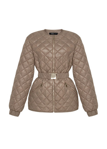 Коричнева демісезонна куртка, колір коричневий Estro