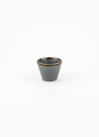 Салатник конусної форми 47мл Seasons Dark Grey 6см 368206 Porland (277949108)