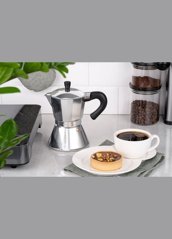 Гейзерная кофеварка Gemini Piemonte 9 чашек алюминий AR0809AI Ardesto (335080419)