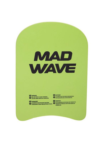 Дошка для плавання MadWave M072005 (EVA, розмір 29x21х3см, зелений) Mad Wave (361437064)