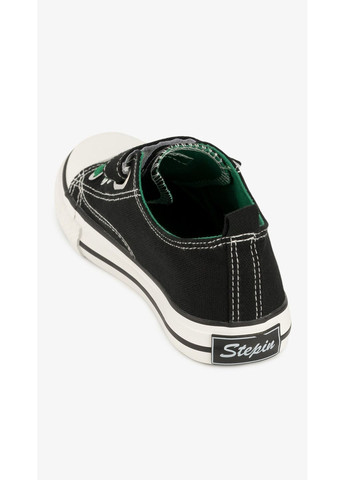 Черные кеды для мальчика dw2620 черно-зеленый shop (2000999264450) Stepln