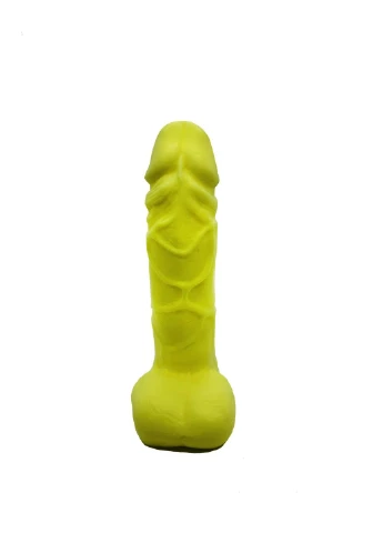Мыло в форме пениса Чистый Кайф Yellow size M, крафтовое мыло-член, натуральное Чистий Кайф (381522601)