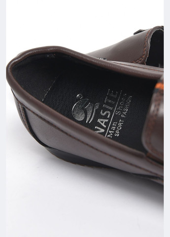 Туфлі чоловічі коричневого кольору Let's Shop (280937999)