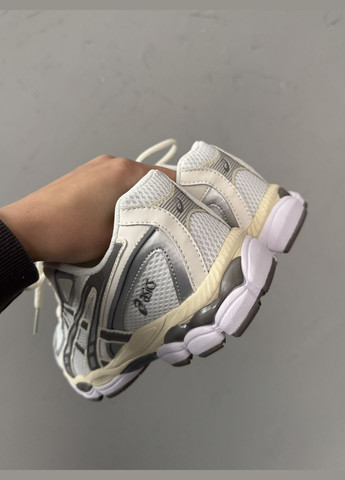 Серые демисезонные кроссовки мужские и женские asics gel-nyc grey beige | асикс гель-нюк серые бежевые No Brand