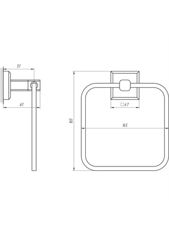 Полотенцедержатель TKB 9913 Topaz (392903489)