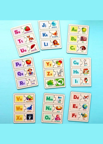 Развивающая детская игра "Английский алфавит" (ПСД253) PSD253 ENG No Brand (330601420)