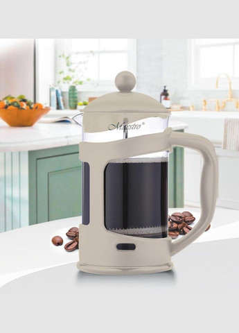 Френч-прес (Заварник) для чаю та кави 1 л (MR-1665-1000-IVORY) Maestro (334008622)