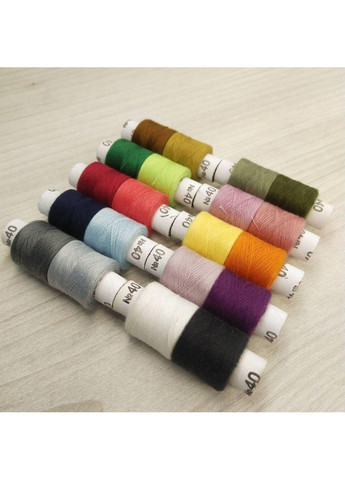 Набор нитей -020-3 40/2 100% полиэстер (уп 10шт на 20 цветов) No Brand (354793540)