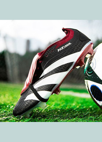 Черные футбольные бутсы No Brand без шнурков