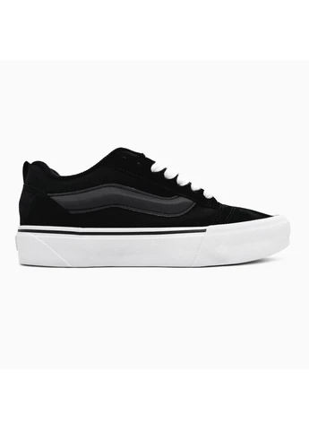 Белые летние кеды vans knu skool white/black ванс кну скул No Brand