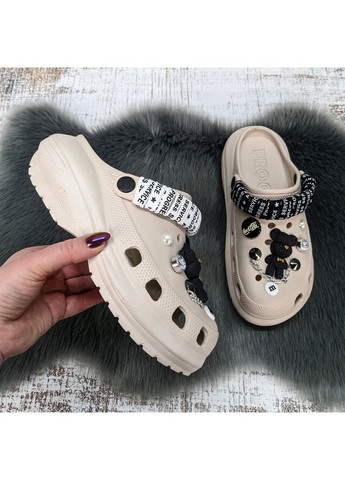 Кроксы женские пена на платформе Progress (333801464)