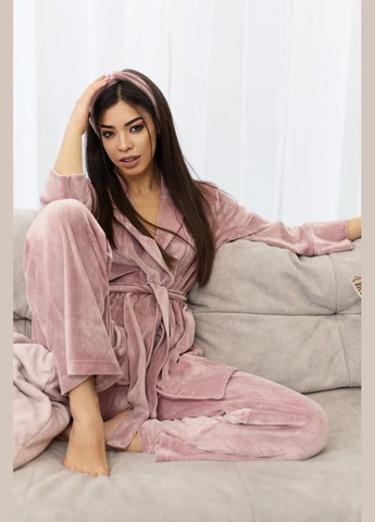 Рожева всесезон домашній комплект туніка + штани Seventeen