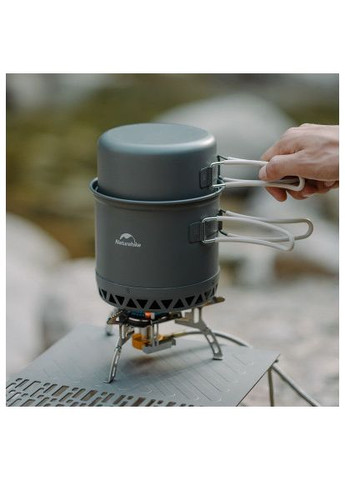 Набір туристичного посуду CNK2300CJ0002 1,2 л алюміній (6976023929595) Naturehike CNK2300CJ0002 1, 2 л алюміній (369880860)