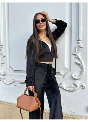 Женский велюровый костюм Fashion (382027517)
