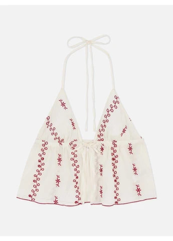 Топ літо,молочний в візерунки, Primark (397622829)