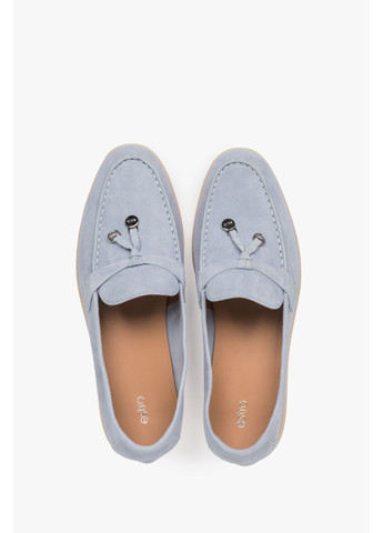 Estro Лоферы, цвет голубой голубой з, украина — демисезон (367089579)