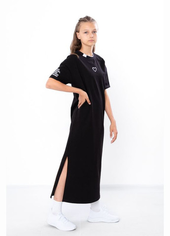 Чорна сукня для дівчинки (підліткова) (p-14624) Носи своє (297220206)