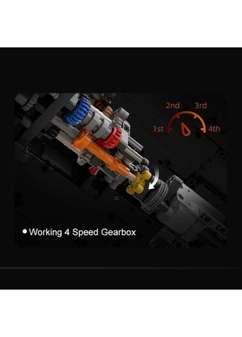 Конструктор гоночная машина Спорткар на радиоуправлении || Ferrari 488 || 3187деталей || 1:8 Масштаб Mould King Спорткар на Радіокеруванні (364550141)