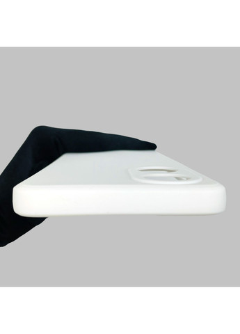 Чохол для A58 4G однотонний з квадратними гранями із захистом камери на оппо а58 4г білий Oppo (366019176)