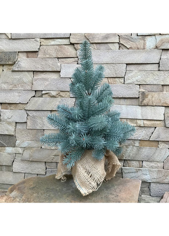 Ялинка лита SGH Premium в мішковині 50 см блакитна HVOYA (366963835)