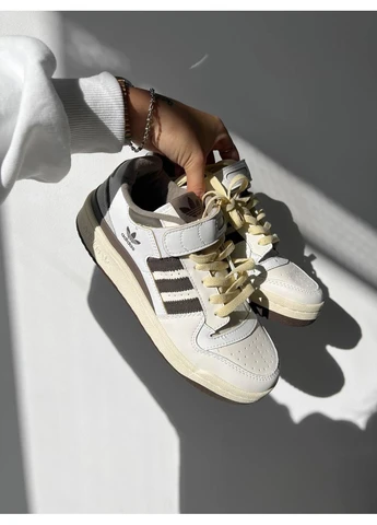 КРОССОВКИ ЖЕНСКИЕ ADIDAS FORUM 84 LOW BROWN АДИДАС ФОРУМ 84 КОРИЧНЕВЫЕ No Brand коричневые демисезоны (391937963)
