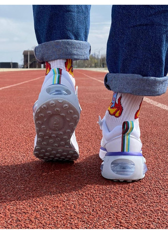 Білі Осінні кросівки чоловічі nike air max 2021 white red найк аір макс No Brand