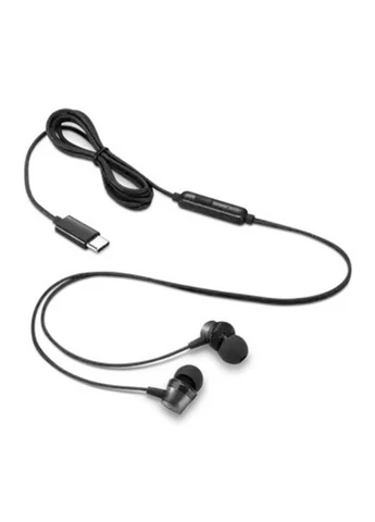 Навушники USB-C Wired In-Ear Headphone Black (4XD1J77351) Lenovo (393966625)