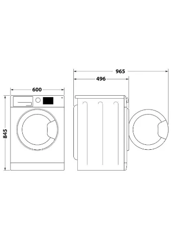Стиральная машина IM 762B MY TIME UA 7 кг Indesit (398633647)