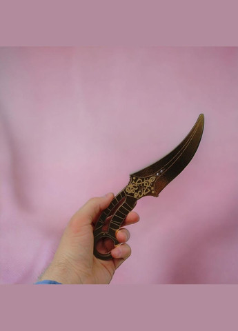 Іграшка Сувенірний ніж дерев'яний "ФАНГ Auraete Gold" Сувенір-Декор (FAN-AU) No Brand (362427395)