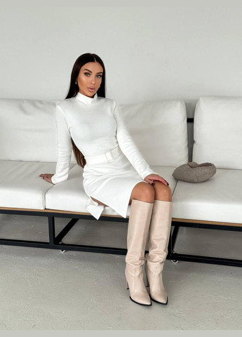 Молочна тепла сукня ao509 No Brand