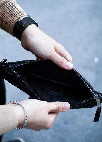 Шкіряний клатч із натуральної гладкої шкіри Vishnya (317619908)