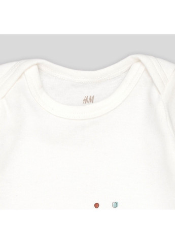 Біла демісезонна футболка H&M