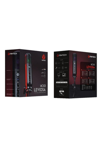 Микрофон Для Стрима MCX01 Leviosa Черный Fantech (369547946)