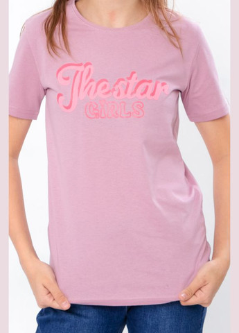 Світло-рожева літня футболка для дівчинки (підліткова) Носи своє
